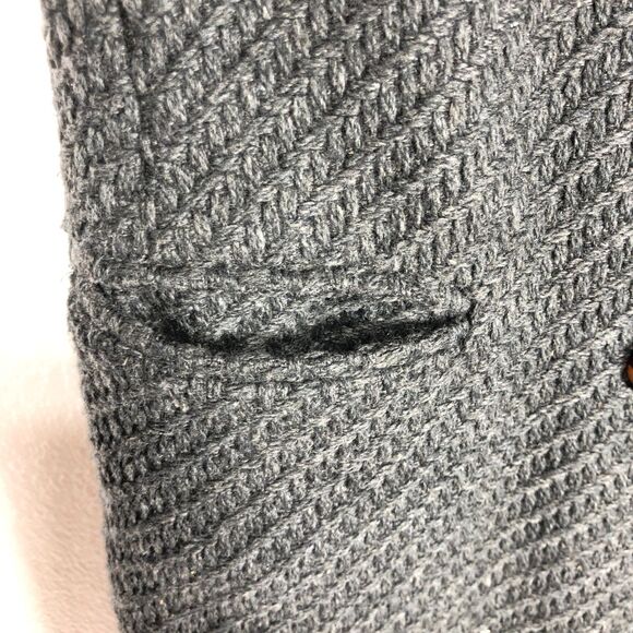 POL Wool Polyester Lined Long Vest Gray Womens Size Small - Picture 7 of 11